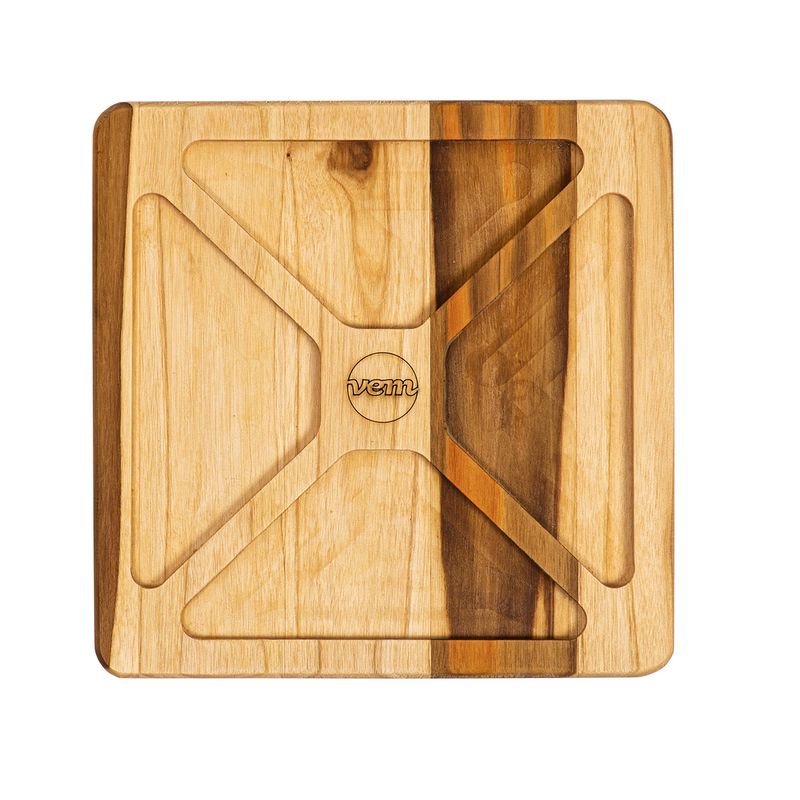 Petisqueira-Wooden-Glow-Quadrada-29cm-em-Madeira-