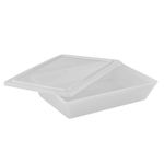 Pote-Stillo-Retangular-com-Tampa-5L-Natural-em-Polipropileno