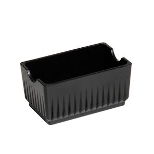 Porta Sachê Elegance Preto em Polipropileno Linha Tropical