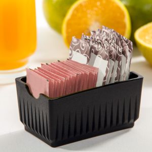 Porta Sachê Elegance Preto em Polipropileno Linha Tropical