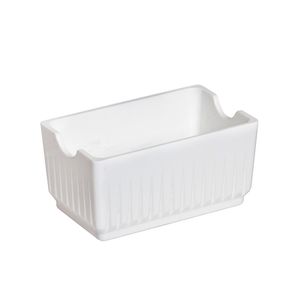 Porta Sachê Elegance Branco em Polipropileno Linha Tropical