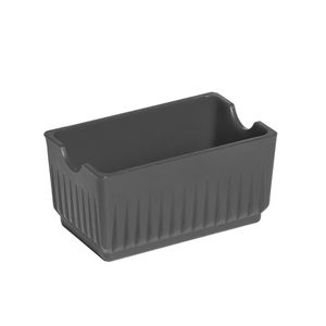Porta Sachê Elegance Cinza em Policarbonato Linha Profissional Cook