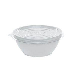 Tampa Descartável Para Sopeira 250ml Natural em PVC - 1.800 unidades