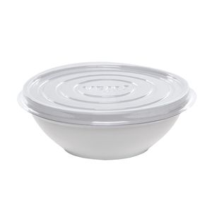 Tampa Descartável Para Sopeira 350ml Natural em PVC - 1.800 unidades