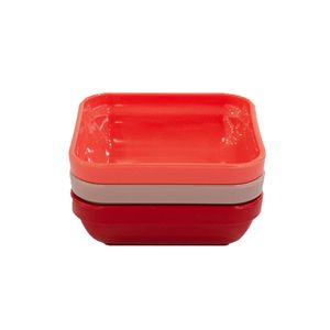 Kit Travessa Cheff Infantil 250ml Colorido em Polipropileno Linha Alegria