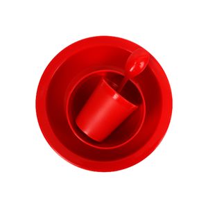 Kit Refeição Infantil Linha Alegria Vermelho em Polipropileno