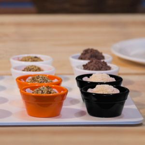 Ramequim Cheff 30ml Preto em Polipropileno Linha Tropical