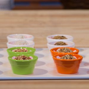 Ramequim Cheff 30ml Verde em Polipropileno Linha Tropical
