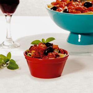 Ramequim Cheff 90ml Vermelho em Polipropileno Linha Tropical