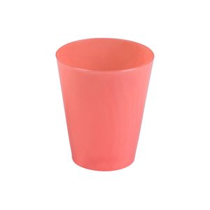 Copo Fresc Redondo 350ml Coral em Policarbonato Linha Tendência VEM
