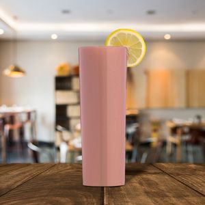 Copo Long Drink Slim 300ml Rosé em Polipropileno Linha Tendência VEM