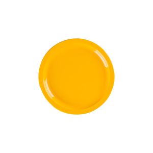 Prato Elegance Raso Redondo 19cm Amarelo em Polipropileno Linha Tropical VEM