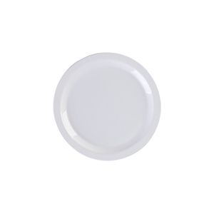 Prato Elegance Raso Redondo 19cm Branco em Polipropileno Linha Tropical VEM