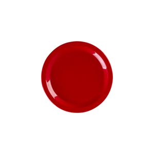 Prato Elegance Raso Redondo 19cm Vermelho em Polipropileno Linha Tropical VEM