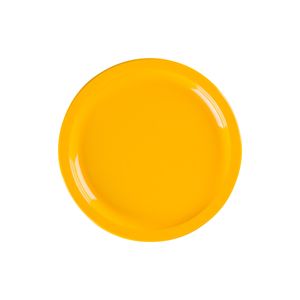 Prato Elegance Raso Redondo 25cm Amarelo em Polipropileno Linha Tropical VEM