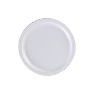 Prato Elegance Raso Redondo 25cm Branco em Polipropileno Linha Tropical VEM