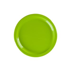 Prato Elegance Raso Redondo 25cm Verde em Polipropileno Linha Tropical VEM
