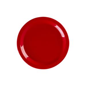 Prato Elegance Raso Redondo 25cm Vermelho em Polipropileno Linha Tropical VEM