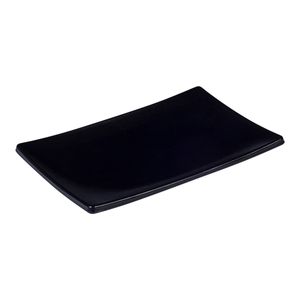 Prato Oriental Retangular 14x20 Preto em Policarbonato Linha Profissional Cook VEM