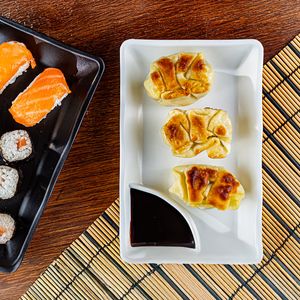 Prato Para Sushi Retangular 11,5x19,5 Branco em Policarbonato Linha Profissional Cook VEM