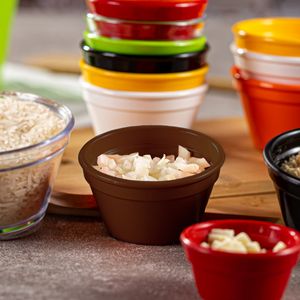 Ramequim Cheff 90ml Marrom em Policarbonato Linha Profissional Cook VEM