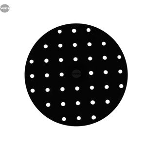 Tapete para Air Fryer Perfurado Redondo 19cm em Preto em Silicone