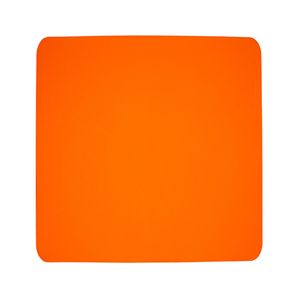 Tapete Culinário Quadrado 34x34 Laranja em Silicone