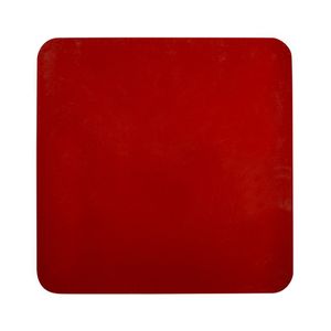 Tapete Culinário Quadrado 34x34 Vermelho em Silicone