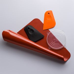 Tapete Culinário Quadrado 34x34 Vermelho em Silicone