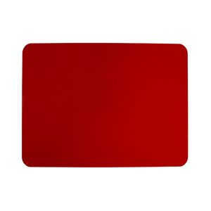 Tapete Culinário Retangular 33x40 Vermelho em Silicone