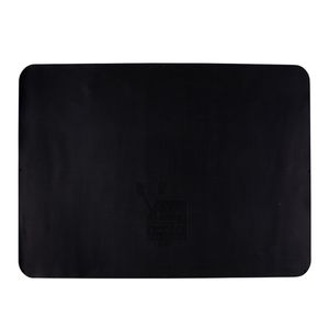 Tapete Culinário Retangular 33x40 Preto em Silicone