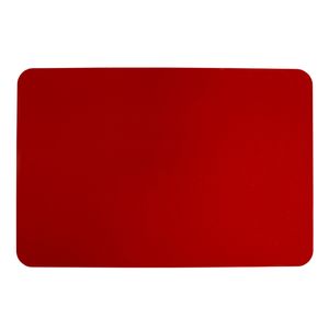 Tapete Culinário Retangular 40x60 Vermelho em Silicone