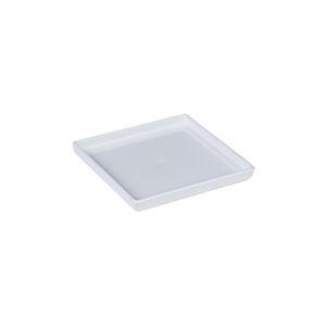 Prato Square Quadrado 13,5x13,5 Branco em Polipropileno Linha Tropical VEM