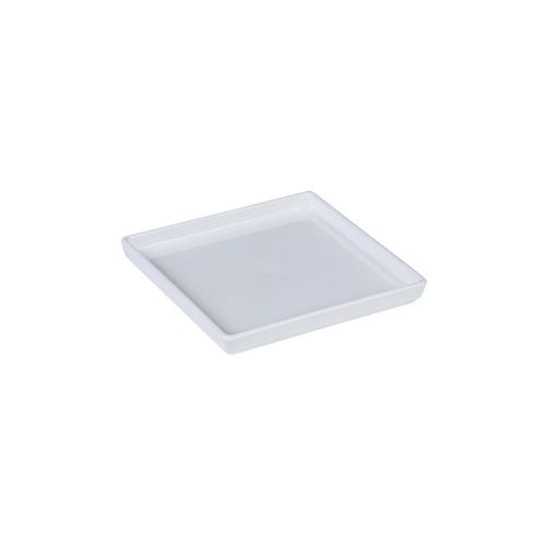 Prato Square Quadrado 13,5x13,5 Branco em Polipropileno Linha Tropical VEM