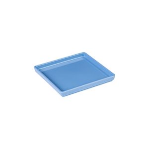Prato Square Quadrado 13,5x13,5 Azul em Polipropileno Linha Tendência VEM
