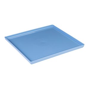 Prato Square Quadrado 27x27 Azul em Polipropileno Linha Tendência VEM