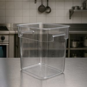 Pote Organizador para Food Service 18 Litros com Medidor em Policarbonato