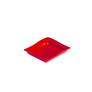 Molheira Moove Quadrada 35ml Vermelha em Polipropileno Linha Tropical VEM