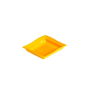 Molheira Moove Quadrada 35ml Amarela em Polipropileno Linha Tropical VEM
