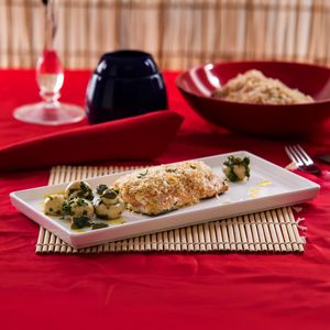 Prato Square Retangular 13,5x27 Branco em Policarbonato Linha Profissional Cook VEM
