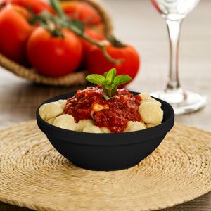 Sopeira Cheff Redonda 350ml Preta em Policarbonato Linha Profissional Cook VEM