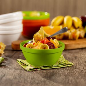Sopeira Cheff Redonda 250ml Verde em Polipropileno Linha Tropical VEM