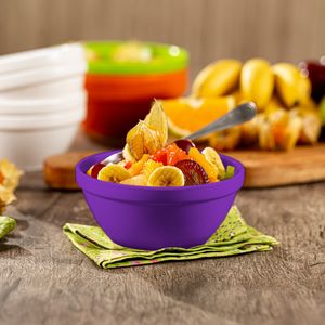 Sopeira Cheff Redonda 250ml Roxa em Polipropileno Linha Tropical VEM