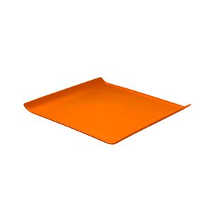 Bandeja Servir Quadrada 30x30 Laranja em Polipropileno Linha Tropical VEM