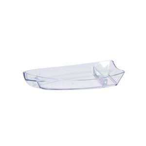 Barca Sushi 600ml Natural em Policarbonato Linha Profissional Cook VEM
