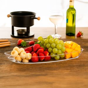 Barca Sushi 600ml Natural em Policarbonato Linha Profissional Cook VEM