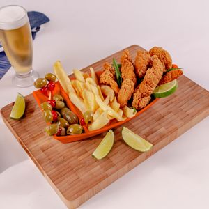 Barca Sushi 600ml Laranja em Policarbonato Linha Profissional Cook VEM