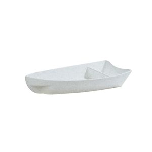 Barca Sushi 600ml Mármore em Policarbonato Linha Profissional Cook VEM