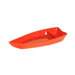 Barca Sushi 1L Laranja em Policarbonato Linha Profissional Cook VEM