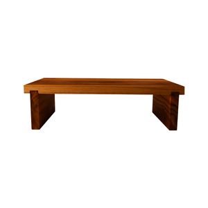 Expositor Modular para Pâtisserie 40x20x12 em Madeira Teca com Imã - Linha Wooden Glow VEM